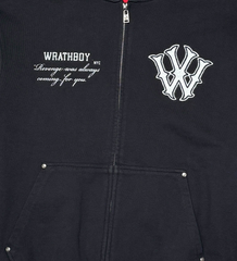 Wrathboy - Wrath Revenge Zip Hoodie - Black