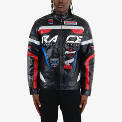 Copper Rivet - Black Race  Moto PU Jacket