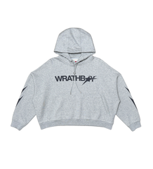 Wrathboy - Death/Glory Crop  Hoodie - Grey