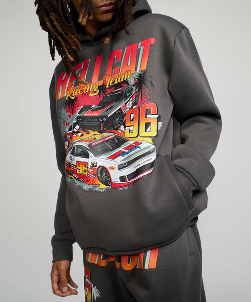 Hudson - Dodge Hellcat Racing Team Hoodie - Grey– Sixteen Bars