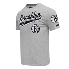 Pro Standard - Brooklyn Nets Script Tee - Grey