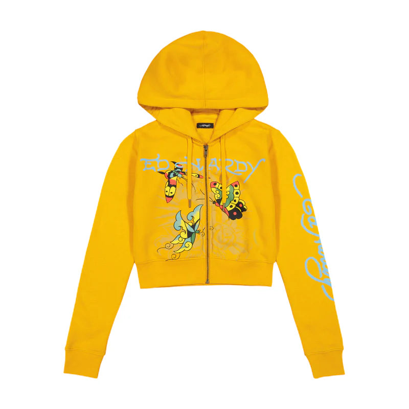 Ed Hardy - Manigold Butterflies Hoodie
