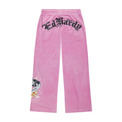 Ed Hardy - Pink Crown Pant Sweatpants