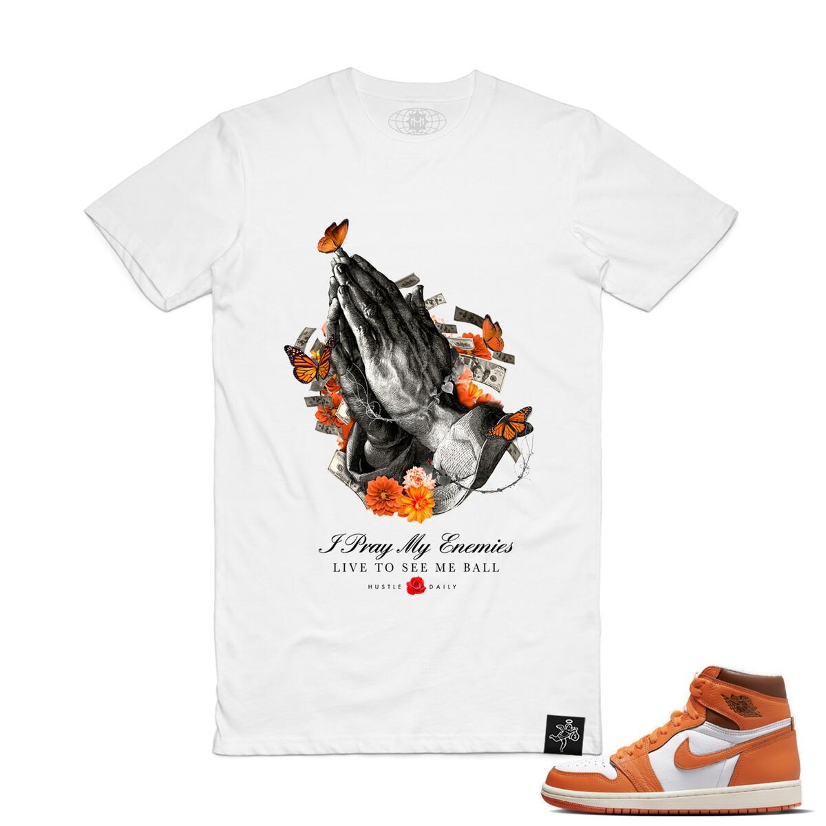 Hasta Muerte - White Pray For My Enemies Tee