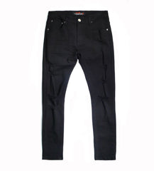 Copper Rivet - Black Distressed Denim - Sixteen Bars