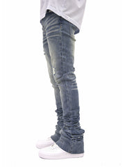 BLUE ALIX SUPER-STACKED JEAN