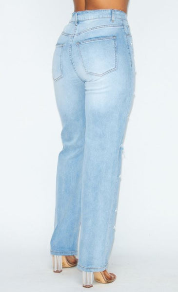 Jewel Denim Pants