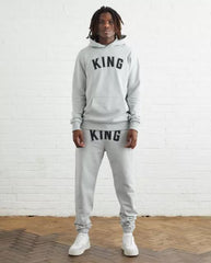 King - Ice Grey Staple Hoodie