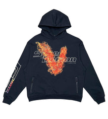 Vie Riche - Demon Flame Hoodie - Black