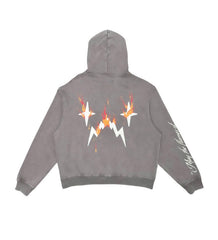 Wrathboy - Flames Of Creation Hoodie - Brown