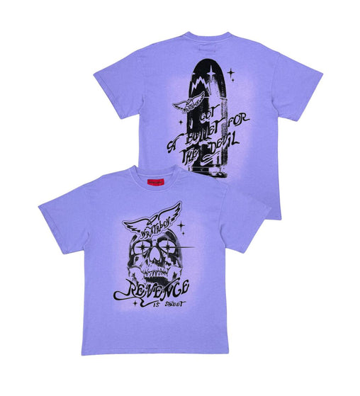 Wrathboy - A Bullet For The Devil Tee - Purple