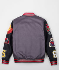 Reason - Dodge Hellcat Varsity Jacket - Grey