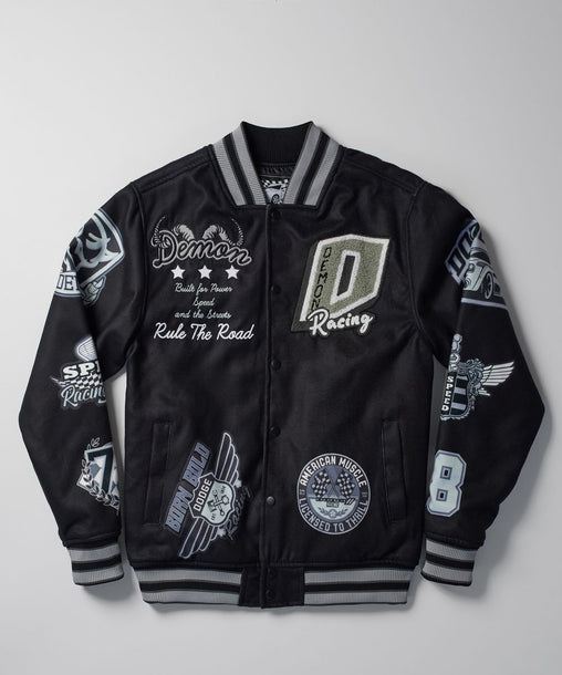 Reason - Dodge Demon Varsity Jacket - Black