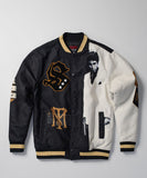 Reason - Scarface Varsity Jacket - Black/White