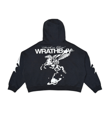 Wrathboy - Death/Glory Crop  Hoodie - Black