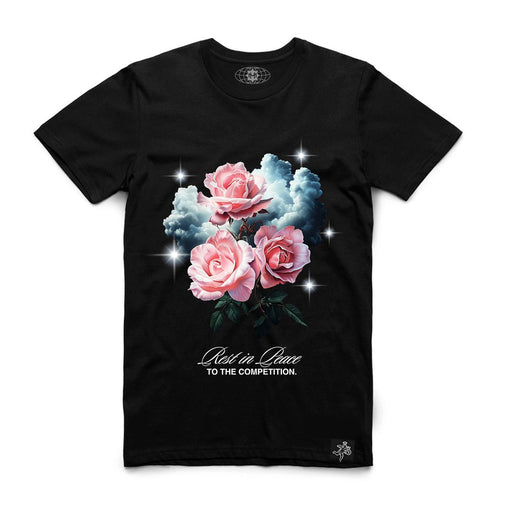 Hasta Muerte - RIP Roses Tee - Black