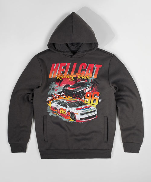 Hudson - Dodge Hellcat Racing Team Hoodie - Grey