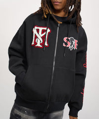 Hudson - Scarface MPR Full Zip Hoodie - Black