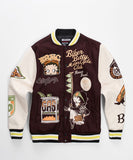 Reason - Betty Boop Varsity Jacket - Brown