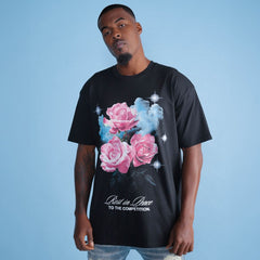 Hasta Muerte - RIP Roses Tee - Black