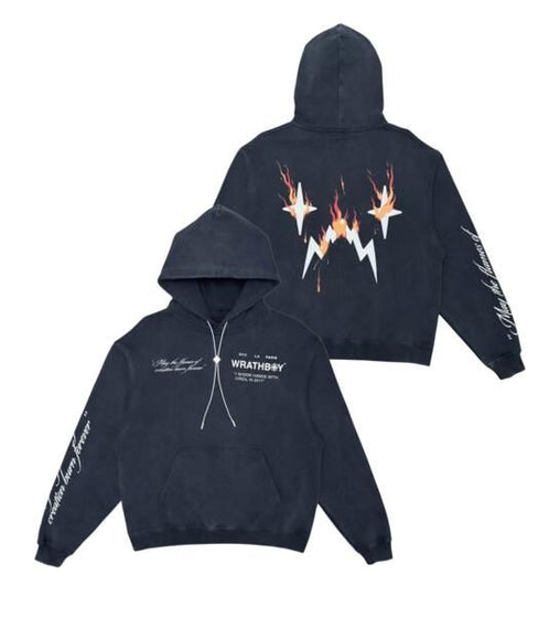 Wrathboy - Flames of Creation Hoodie - Black