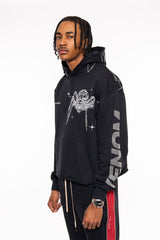 Vie Riche - Venom Biker Hoodie - Black