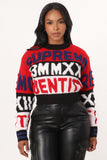 ShopWTD - Supreme Sweater - Black/Red