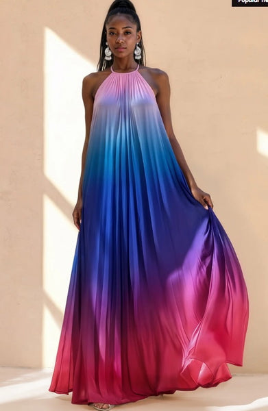 ShopWTD - Lace Ocean Dress - Blue