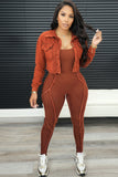 ShopWTD - Jumpsuit W Jacket - Orange