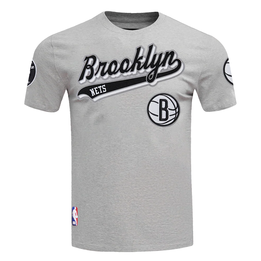 Pro Standard - Brooklyn Nets Script Tee - Grey