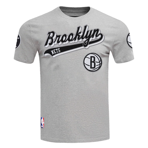 Pro Standard - Brooklyn Nets Script Tee - Grey