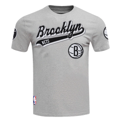 Pro Standard - Brooklyn Nets Script Tee - Grey