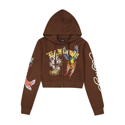 Ed Hardy - Cocoa Phoenix Hoodie