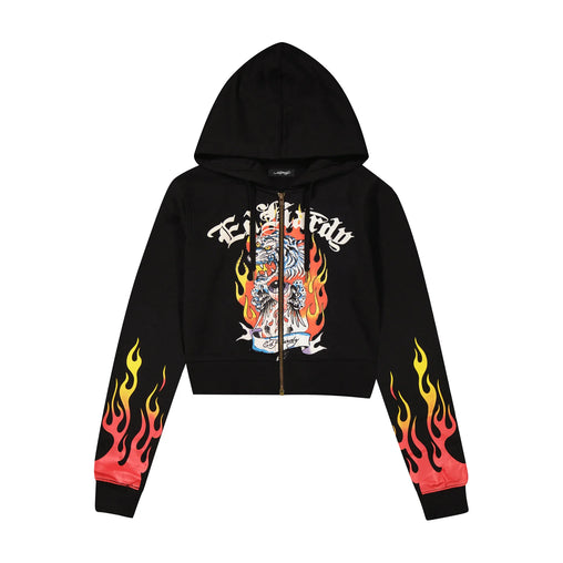 Ed Hardy - Tiger Flame Hoodie