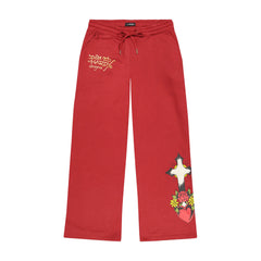 Ed Hardy - Red Sacred Heart Sweatpants