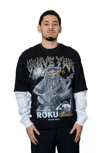 Roku Studio -  Graveyard LS Tee - Black