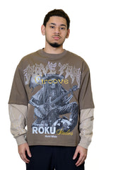 Roku Studio -  Graveyard LS Tee - Brown