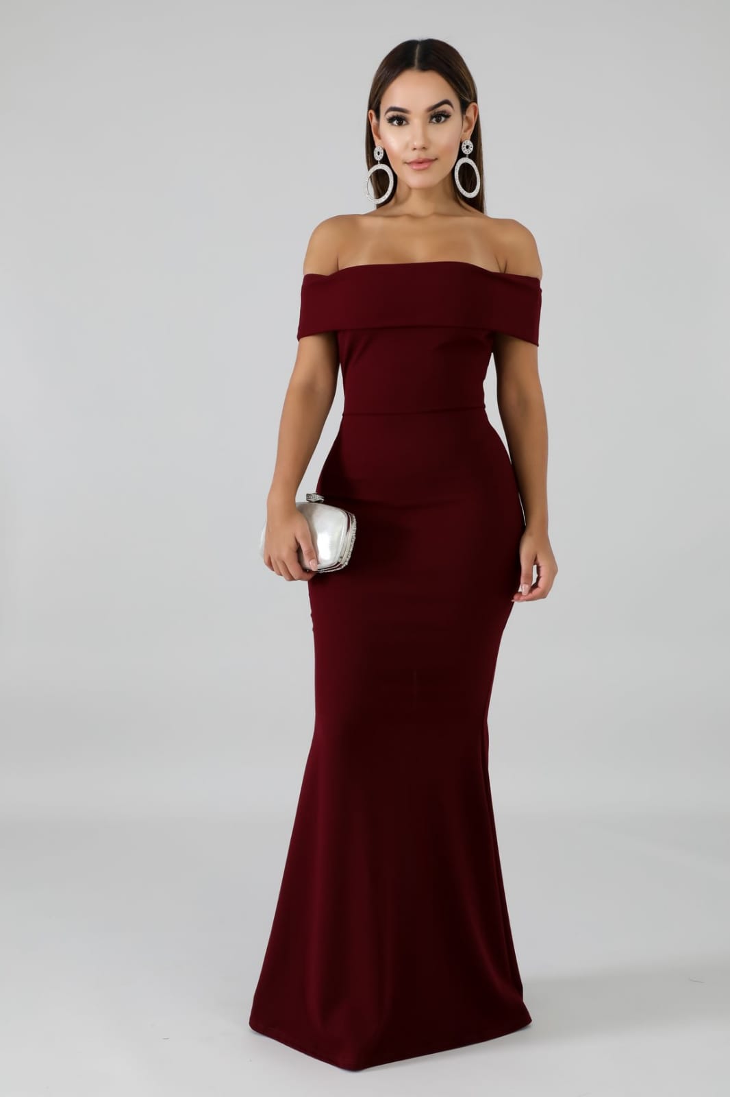 Burgundy Elegant Night Out Long Dress Sixteen Bars Burgundy Elegant Night Out Long Dress Sixteen Bars