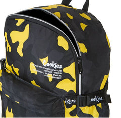Cookies - Black/Yellow Camo Off The Grid Backpack [SMELL PROOF]